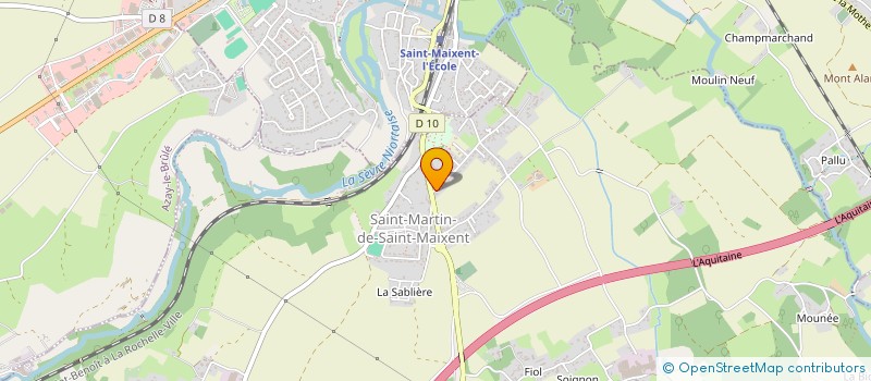 localisation de l'entreprise SCI LES BAMBOUS  SAINT-MARTIN-DE-SAINT-MAIXENT