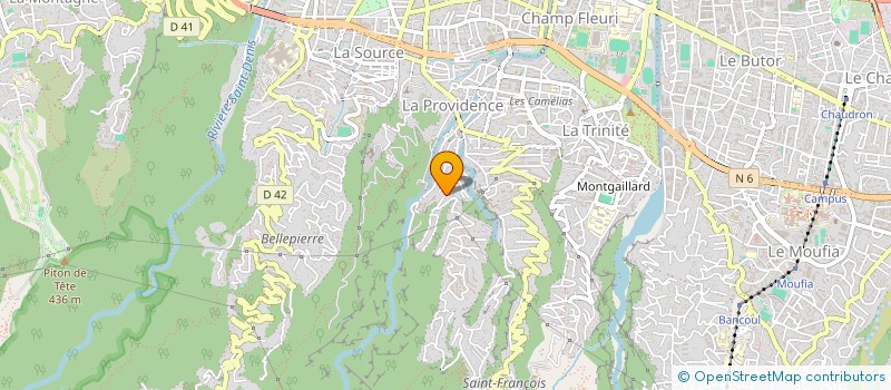 localisation de l'entreprise SCI LES BANANIERS à SAINT-DENIS