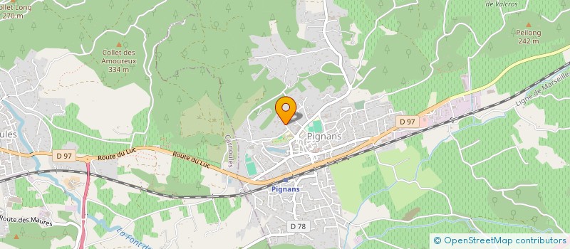 localisation de l'entreprise SCI LES BANQUETS  PIGNANS