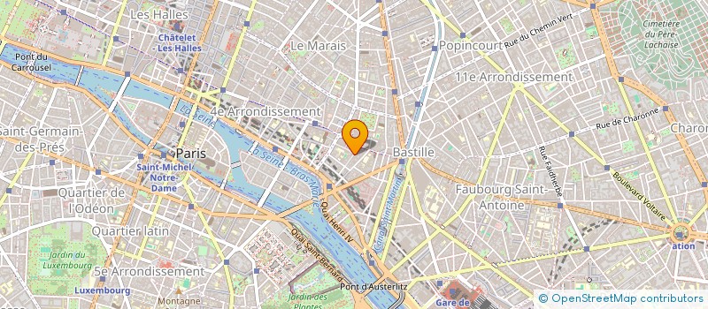 localisation de l'entreprise SCI LES BAQUIS  PARIS