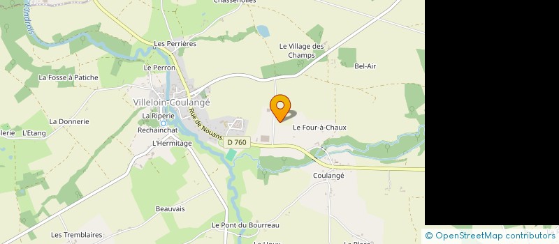 localisation de l'entreprise SCI LES BARAQUINS à VILLELOIN-COULANGE