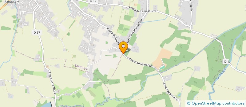 localisation de l'entreprise SCI LES BARBERES  SAINT-LYS