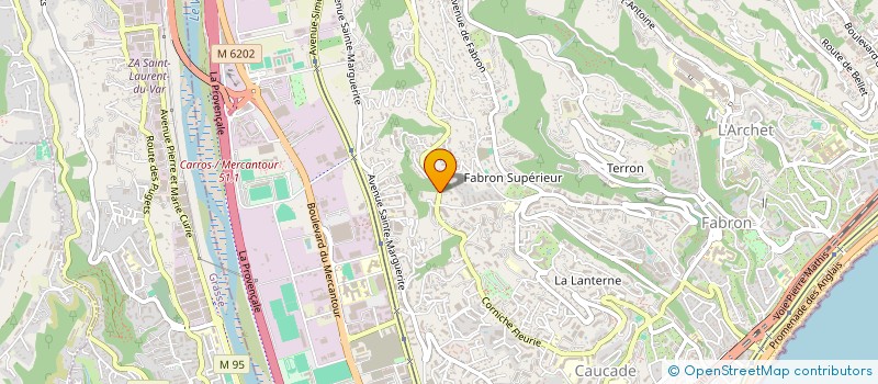 localisation de l'entreprise SCI LES BARCHES à NICE