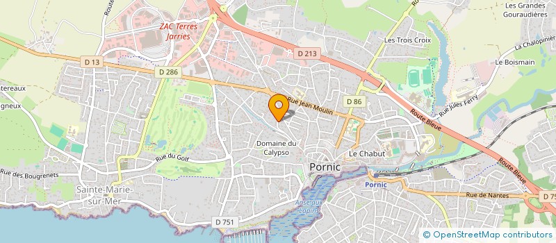 localisation de l'entreprise SCI LES BARELLES  PORNIC