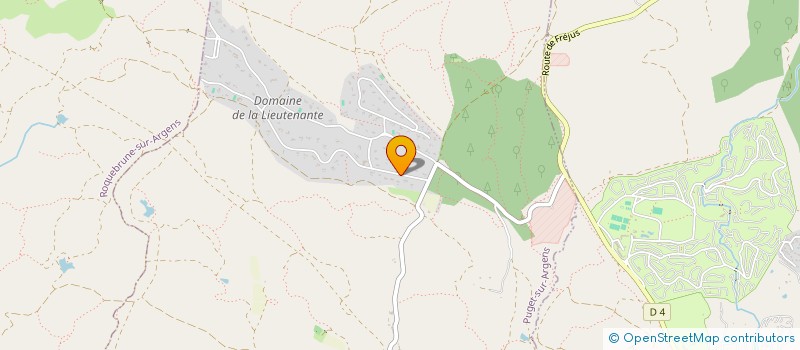 localisation de l'entreprise SCI LES BARESTES  PUGET-SUR-ARGENS