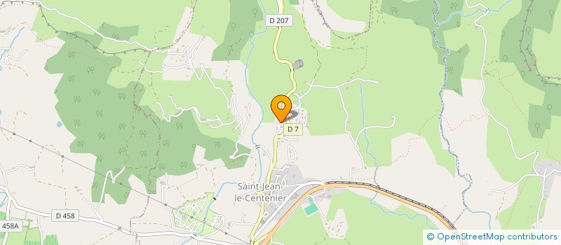 localisation de l'entreprise SCI LES BARGES  SAINT-JEAN-LE-CENTENIER