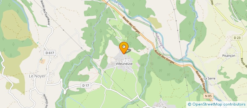 localisation de l'entreprise SCI LES BARRAQUES  LA FARE-EN-CHAMPSAUR