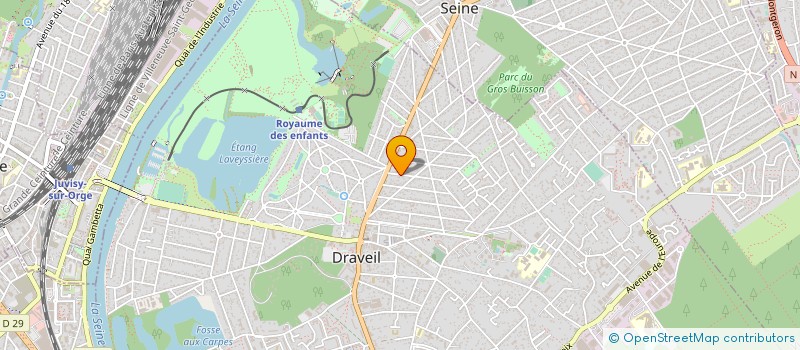 localisation de l'entreprise SCI LES BARRES à DRAVEIL