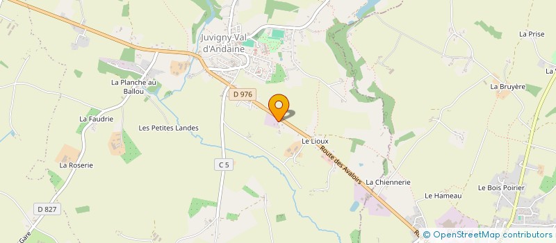 localisation de l'entreprise SCI LES BARRES à JUVIGNY VAL D'ANDAINE