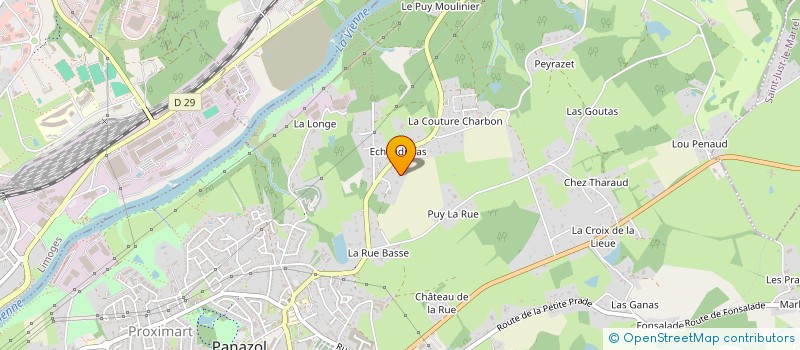 localisation de l'entreprise SCI LES BARREYRETTES à PANAZOL