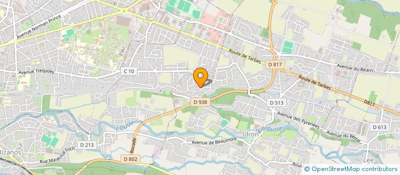 localisation de l'entreprise SCI LES BARRIAUX  IDRON