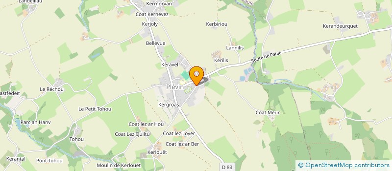 localisation de l'entreprise SCI LES BARRIERES  PLEVIN