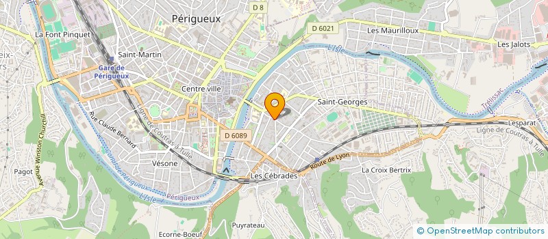 localisation de l'entreprise SCI LES BARRIS à PERIGUEUX