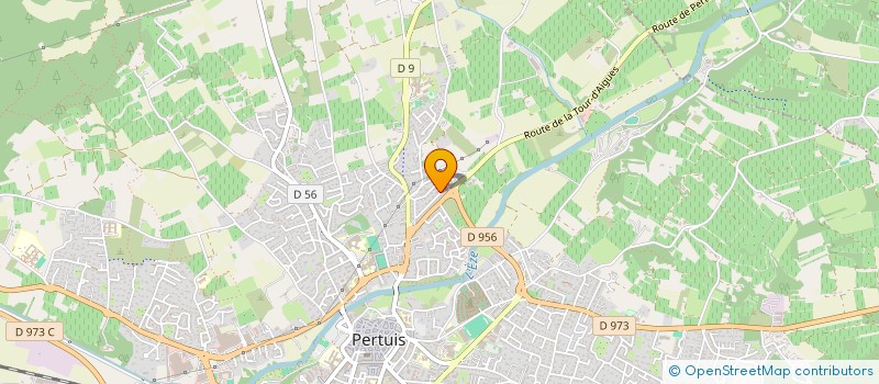 localisation de l'entreprise SCI LES BARTAVELLES  PERTUIS