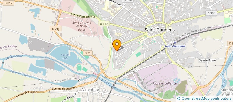 localisation de l'entreprise SCI LES BARTAVELLES  SAINT-GAUDENS