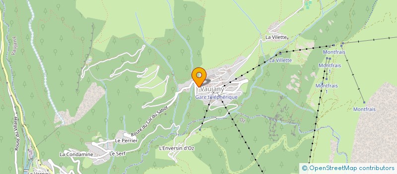 localisation de l'entreprise SCI LES BARTAVELLES  VAUJANY