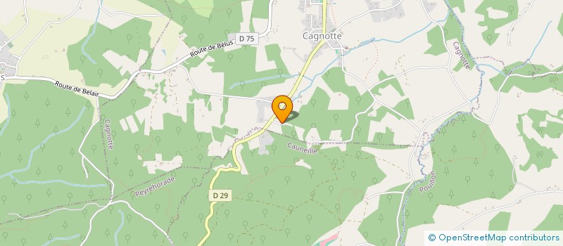 localisation de l'entreprise SCI LES BARTHES  PEYREHORADE