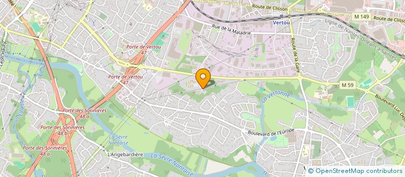 localisation de l'entreprise SCI LES BAS DE NAPOLLON  VERTOU