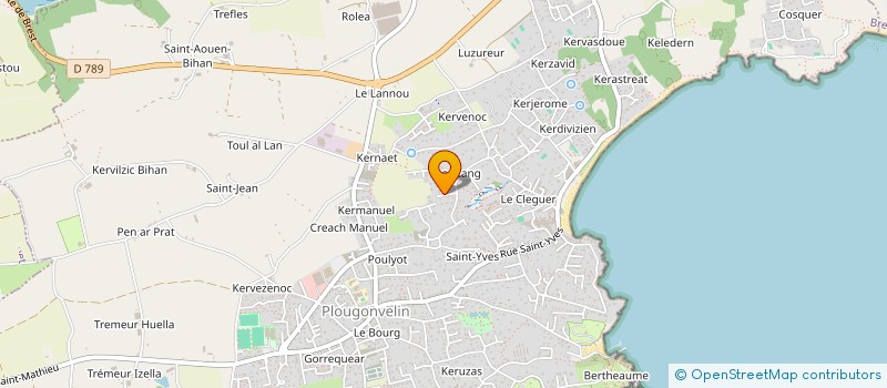 localisation de l'entreprise SCI LES BAS DOMAINES  PLOUGONVELIN