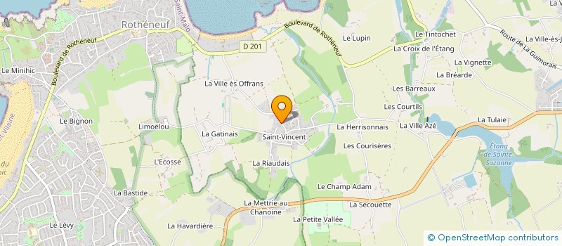 localisation de l'entreprise SCI LES BAS PLATS  SAINT-COULOMB