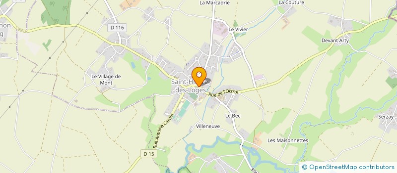 localisation de l'entreprise SCI LES BASSES  SAINT-HILAIRE-DES-LOGES