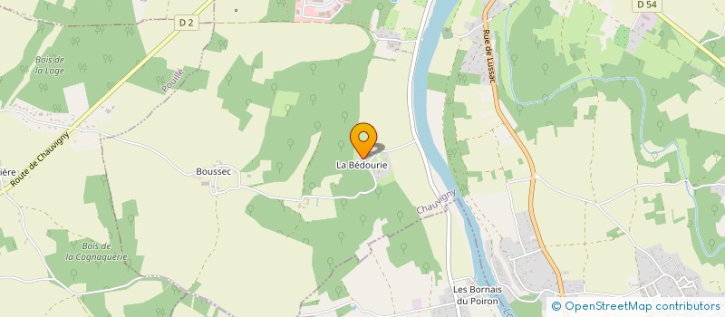 localisation de l'entreprise SCI LES BASSES PLANTES  CHAUVIGNY