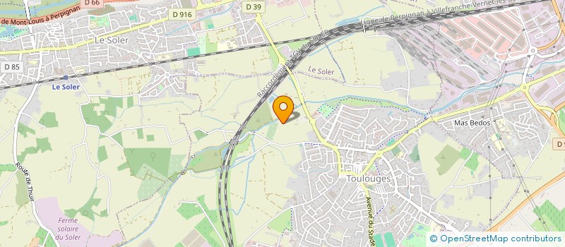 localisation de l'entreprise SCI LES BASSETTES  TOULOUGES