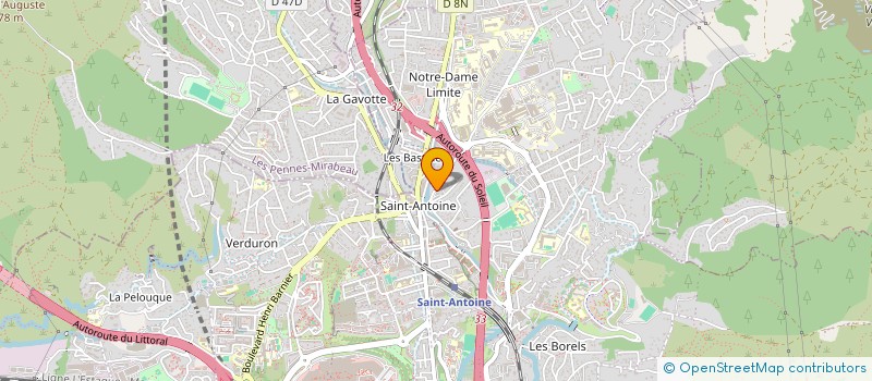 localisation de l'entreprise SCI LES BASTIDES à MARSEILLE