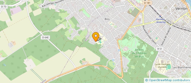 localisation de l'entreprise SCI LES BASTIDES  VERNON