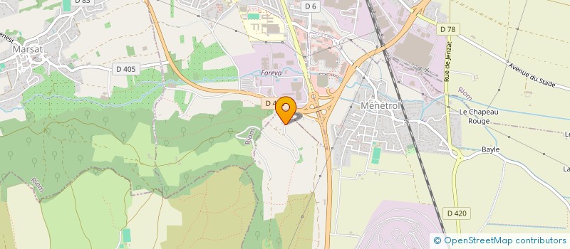 localisation de l'entreprise SCI LES BASTIDES  MENETROL