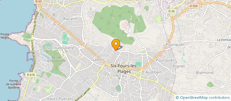 localisation de l'entreprise SCI LES BASTIDES DE CARREDON à SIX-FOURS-LES-PLAGES