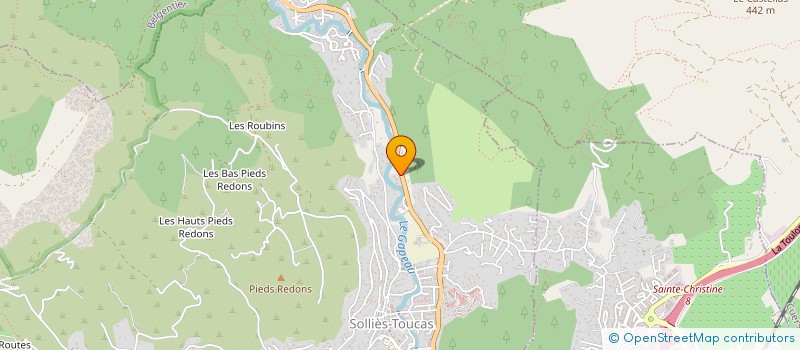 localisation de l'entreprise SCI LES BASTIDES DU GAPEAU à SOLLIES-TOUCAS