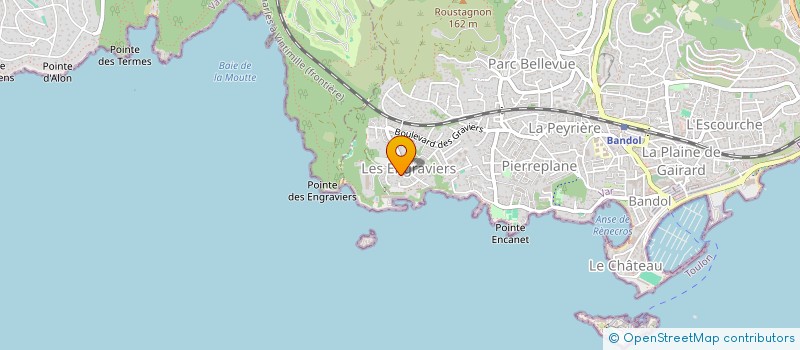 localisation de l'entreprise SCI LES BASTIDES DU SOLEIL  BANDOL