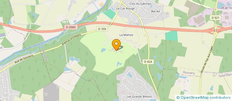 localisation de l'entreprise SCI LES BATAVES DU GOLF DE DONNERY à DONNERY