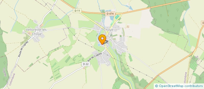 localisation de l'entreprise SCI LES BATELIERES  CHOYE