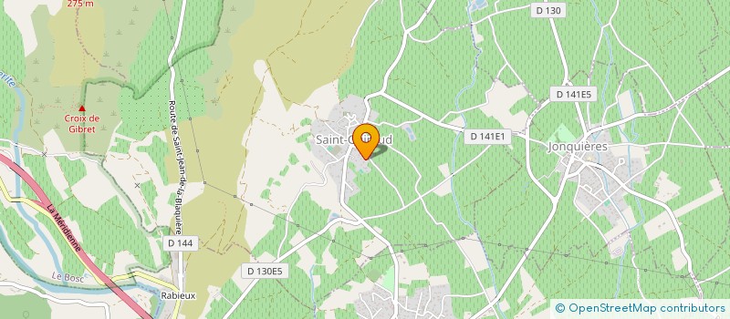 localisation de l'entreprise SCI LES BATISSES  SAINT-GUIRAUD