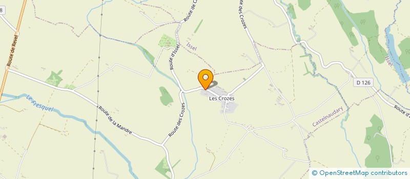 localisation de l'entreprise SCI LES BATONS  CASTELNAUDARY