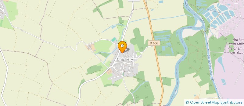 localisation de l'entreprise SCI LES BAUCHERONS  CHICHERY