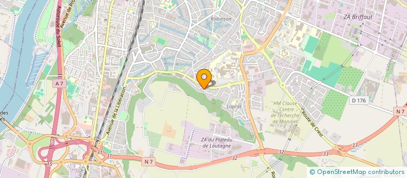 localisation de l'entreprise SCI LES BAUMES à VALENCE