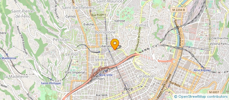 localisation de l'entreprise SCI LES BAUMETTES ALBERTINI à NICE
