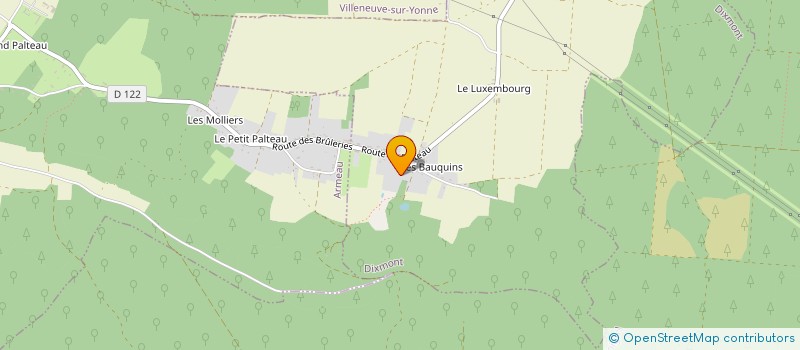 localisation de l'entreprise SCI LES BAUQUINS à DIXMONT