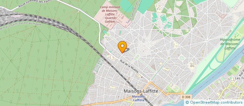 localisation de l'entreprise SCI LES BAUX DE MONTESSON  MAISONS-LAFFITTE