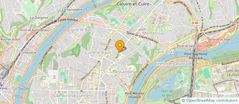 localisation de l'entreprise SCI LES BAYADERES à LYON