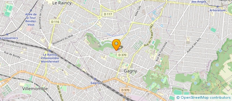 localisation de l'entreprise SCI LES BEAUX ENFANTS à GAGNY