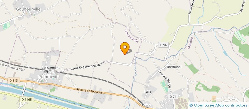 localisation de l'entreprise SCI LES BEAUX MATINS  SAINT PAUL D'ESPIS