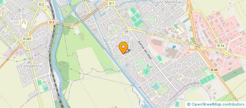 localisation de l'entreprise SCI LES BEAUX REGARDS DES ARCS à CHALONS-EN-CHAMPAGNE