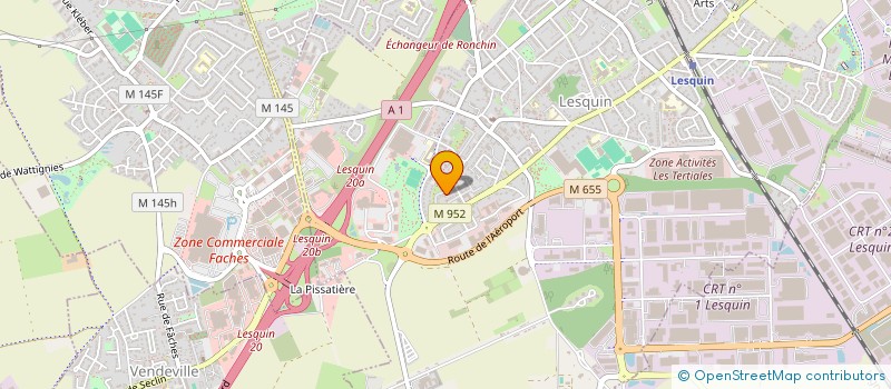 localisation de l'entreprise SCI LES BEAUX SOEURS à LESQUIN