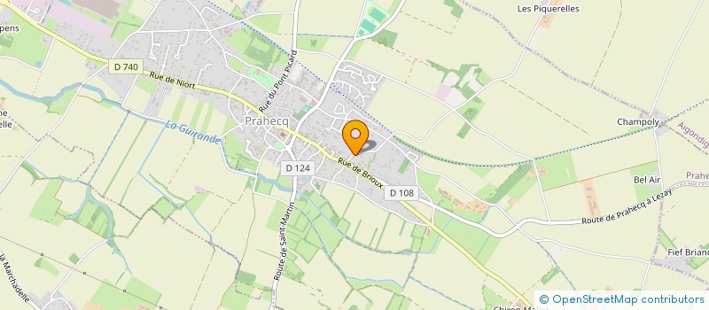 localisation de l'entreprise SCI LES BEAUX VILLAGES  PRAHECQ