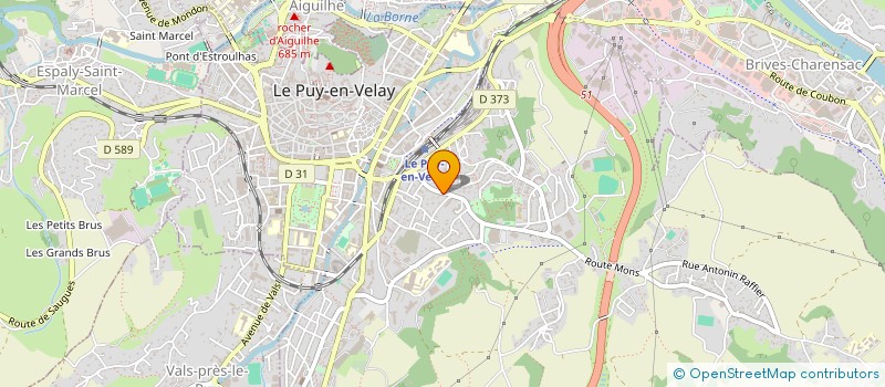localisation de l'entreprise SCI LES BEBERTS  LE PUY-EN-VELAY