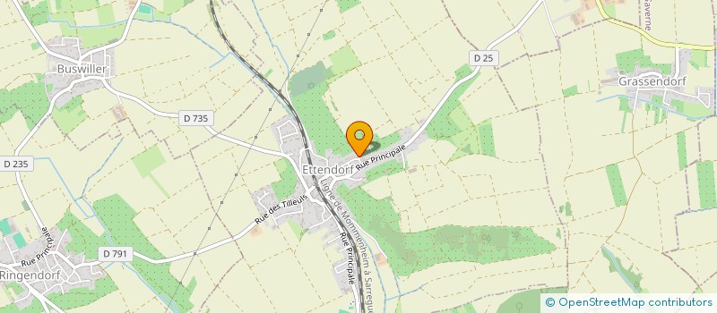 localisation de l'entreprise SCI LES BECASSINES  ETTENDORF